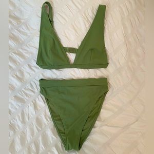 ASOS Bikini. Size US 10 top, size US 8 bottoms. High waisted.
